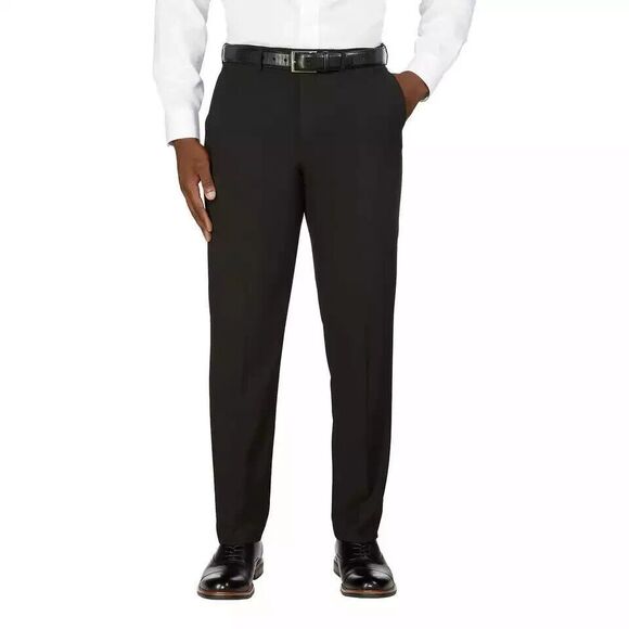 Nautica Men's Stretch Suit Separates Pants Black 34x29